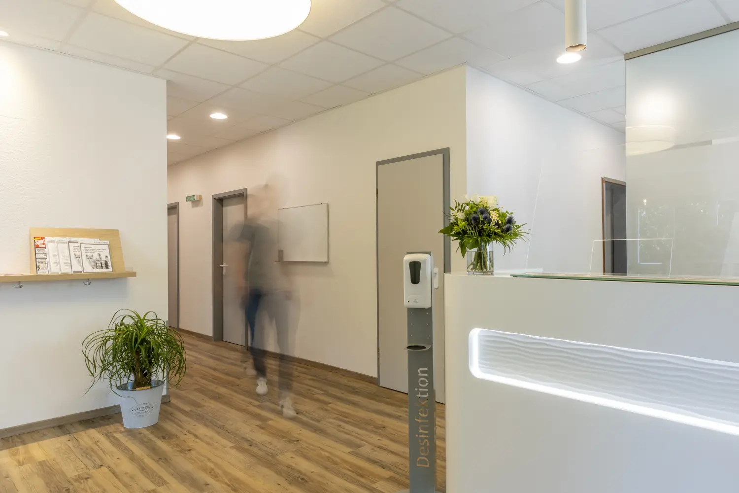 Wartebereich von PT - Physiotherapie & Training
